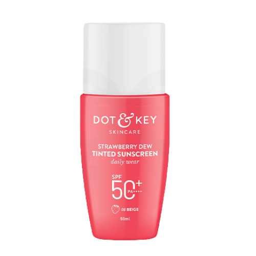 Dot & Key Strawberry Dew Tinted Sunscreen SPF 50+ PA++++ – 05 Beige (50 ml)