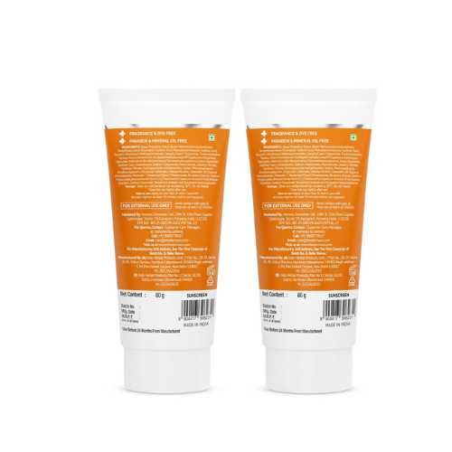 The Derma Co 1% Hyaluronic Sunscreen Aqua Gel SPF 50 PA++++ | With Hyaluronic Acid & Vitamin E | Fragrance-Free | Lightweight Gel | No White Cast