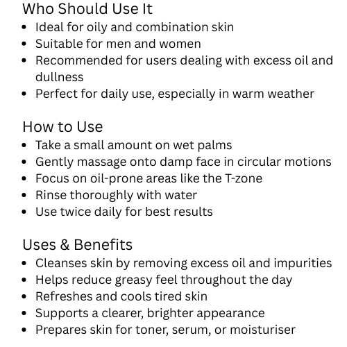 Dot & Key Watermelon Cooling Gel Face Wash – With Vitamin C & Cucumber | Oil Control Cleanser | Visibly Luminous Skin | SLS & SLES Free | For Oily & Combination Skin | 100 ml