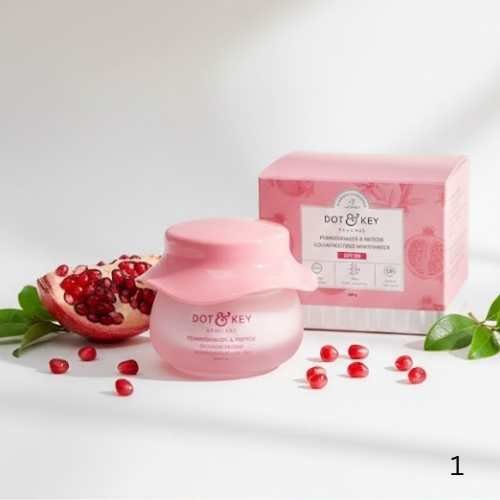 Dot & Key Pomegranate & Peptide Youth Restore Moisturizer SPF 30 – Firms & Plumps Skin | With Multi-Peptides | 48-Hour Intense Moisture | Daily UV Protection | 60 ml