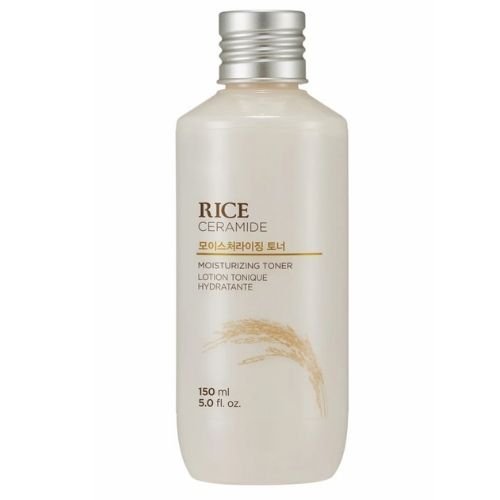 Rice Ceramide Moisturizing Toner – Hydrating Lotion Tonique | Strengthens Skin Barrier | Lightweight, Non-Sticky | Daily Hydration | 150 ml,|THE FACE SHOP  CLEAN BEAUTY.