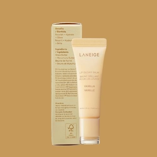 Laneige Lip Glowy Balm – Vanilla | Baume Brillant Pour Les Lèvres – 10 g (0.35 oz)