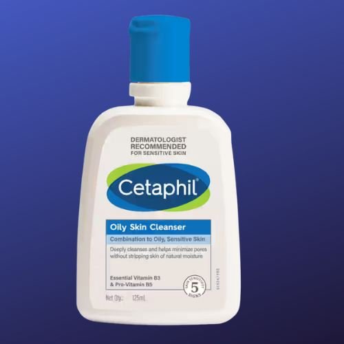 Cetaphil Oily Skin Cleanser for Combination to Oily, Sensitive Skin – 125 ml