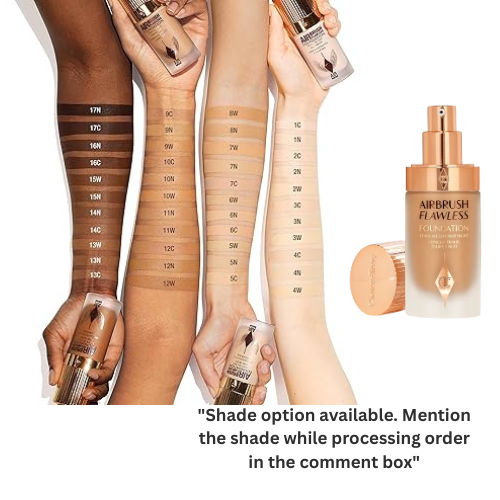 Air brush flawless foundation stays all day and night longle tenue jourenut.30ml Charlotte Tilbury Airbrush Flawless Foundation 30ml (2 Neutral)