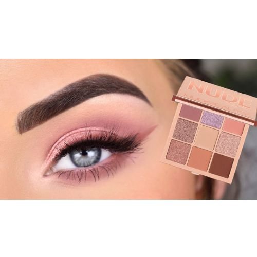 Huda Beauty Nude Light Eyeshadow Palette | Soft Neutral & Pastel Tones for Everyday Eye Makeup