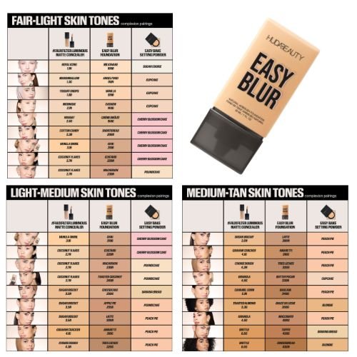 Huda Beauty Easy Blur Natural Airbrush Foundation – 30 ml