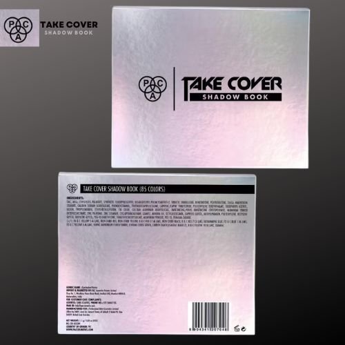 PAC Take Cover Eyeshadow Book Palette – Versatile MUA Palette with Highly Pigmented Shades