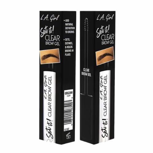 L.A. Girl Set It Clear Brow Gel – Transparent Brow Fixer for Natural Hold