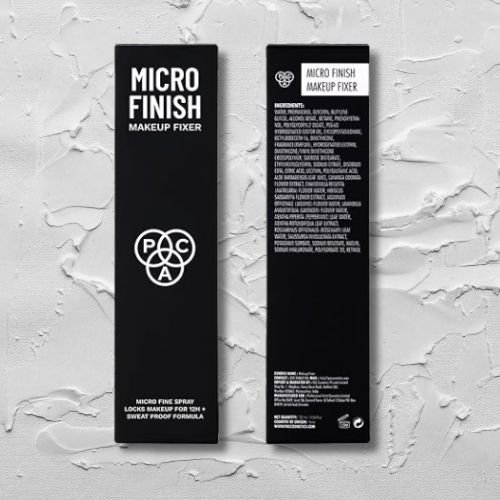PAC Cosmetics Micro Finish Makeup Fixer – Lightweight Setting Spray (Long-Wear Finish)