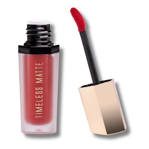 Timeless Matte Liquid Lipstick PCA – 12 Hour Long Wear | Highly Pigmented Color Payoff | Smudge-Proof & Water-Proof Formula | Lightweight Comfortable Matte | Daily to Party Wear