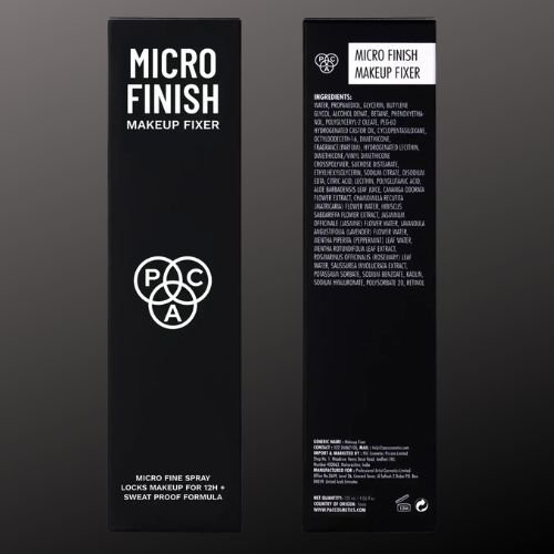 Micro Finish Makeup Fixer PCA – Micro-Fine Spray | Locks Makeup for 12H+ | Sweat-Proof Formula | Lightweight Daily-Wear Setting Spray