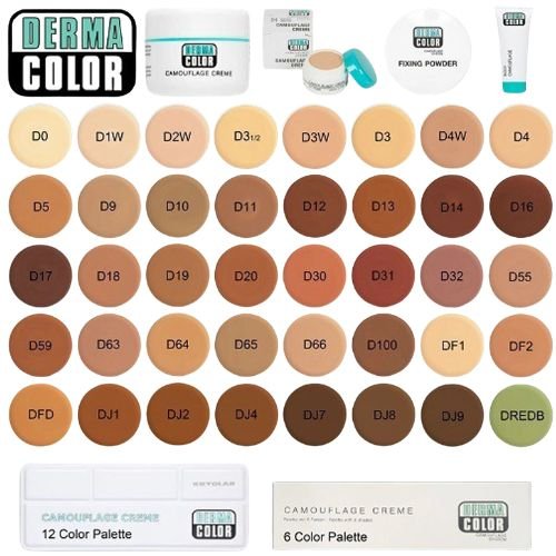 Body Camouflage Derma Color D12 – High-Coverage Cream Concealer | Natural Skin Finish | Long-Wear Body & Face Makeup