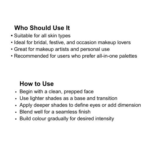 P.Louise Wedding Wish XL Palette | Professional Bridal Glam Eyeshadow Palette