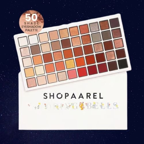 SHOPAAREL Wedding Bells – 50 Color Eyeshadow Palette | Bridal & Festive Glam Collection