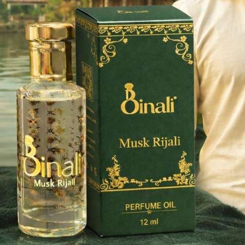 BINALI Musk Rijali Attar – 12ml Luxury Perfume Oil (Gift Edition)